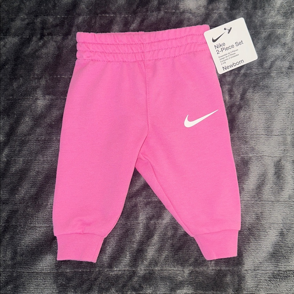 NWT Nike Pink Sweatpants (Newborn)